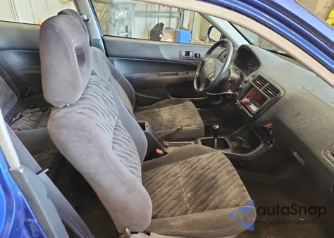 2000 Honda Civic Si из США, поврежденный, VIN 1HGEM1156YL081253